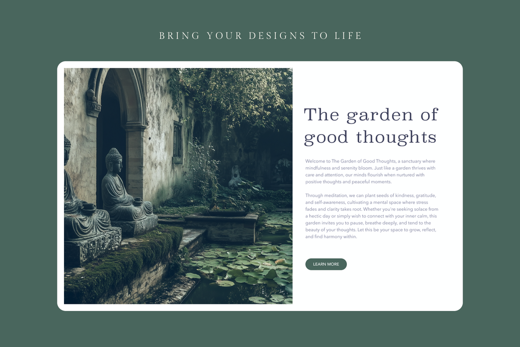The Secret Garden - Typedreams  