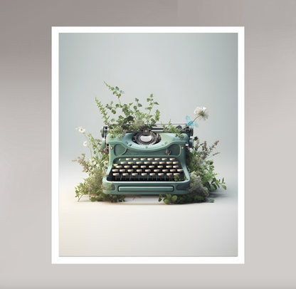 Typewriter Art Print