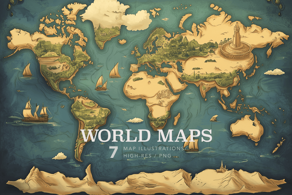 World Maps - Typedreams  