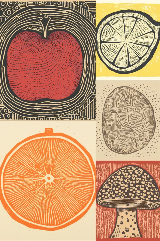 Stamped Foods - Stock Images