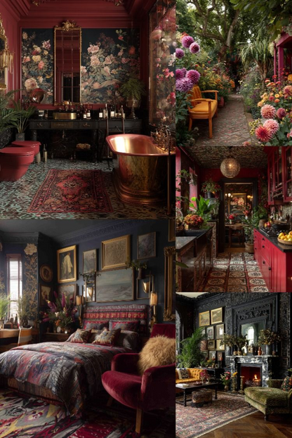 Maximalist Rooms - Stock Images