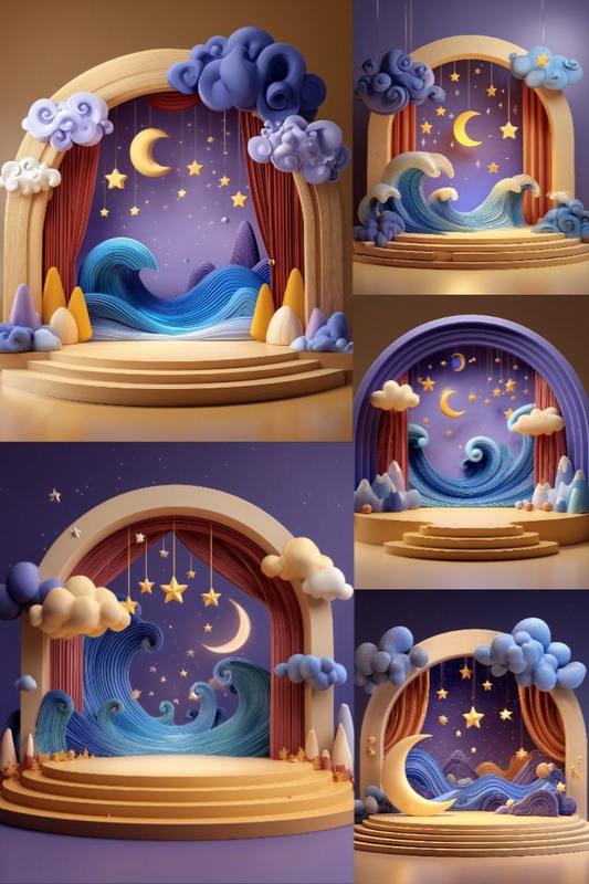 Opera House Backdrop - Stock Images