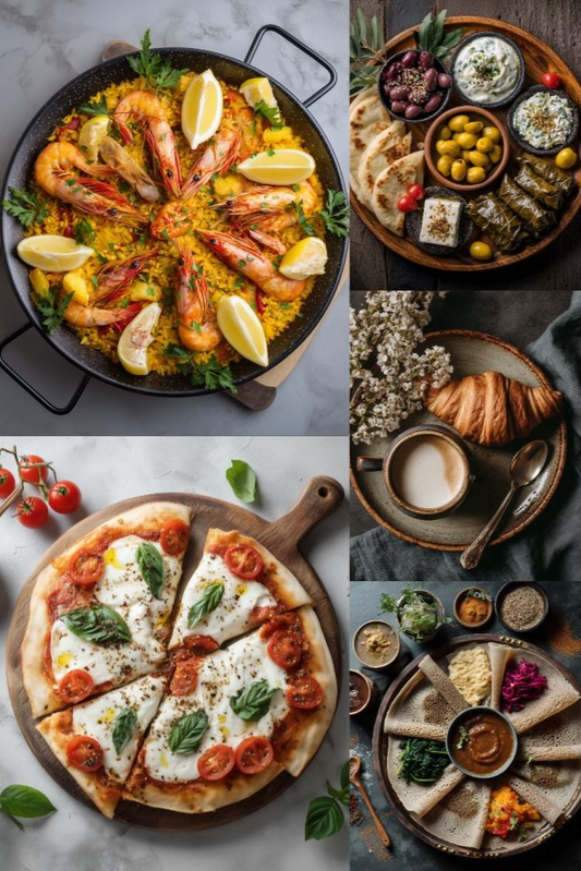 International Cuisine - Stock Images