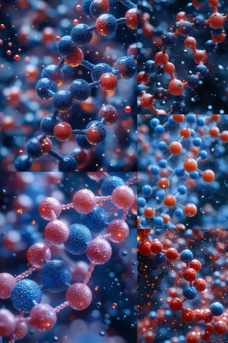 Atoms & Molecules - Stock Images