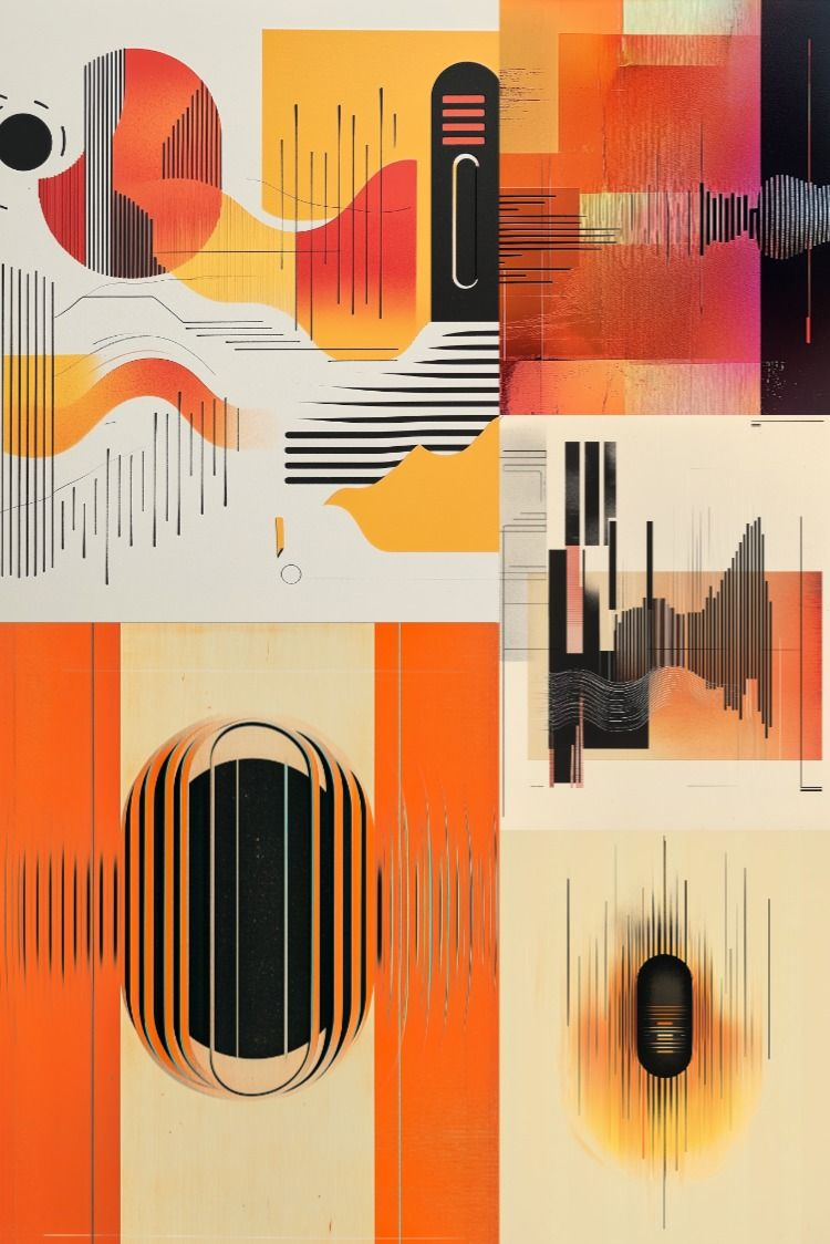 Audio Waves - Stock Images