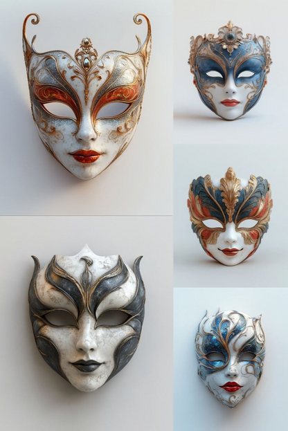 Masquerade masks - Stock Images