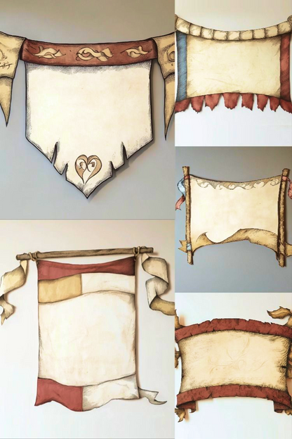Medieval Banners - Stock Images