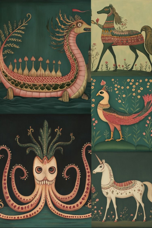 Mythological Creatures - Stock Images