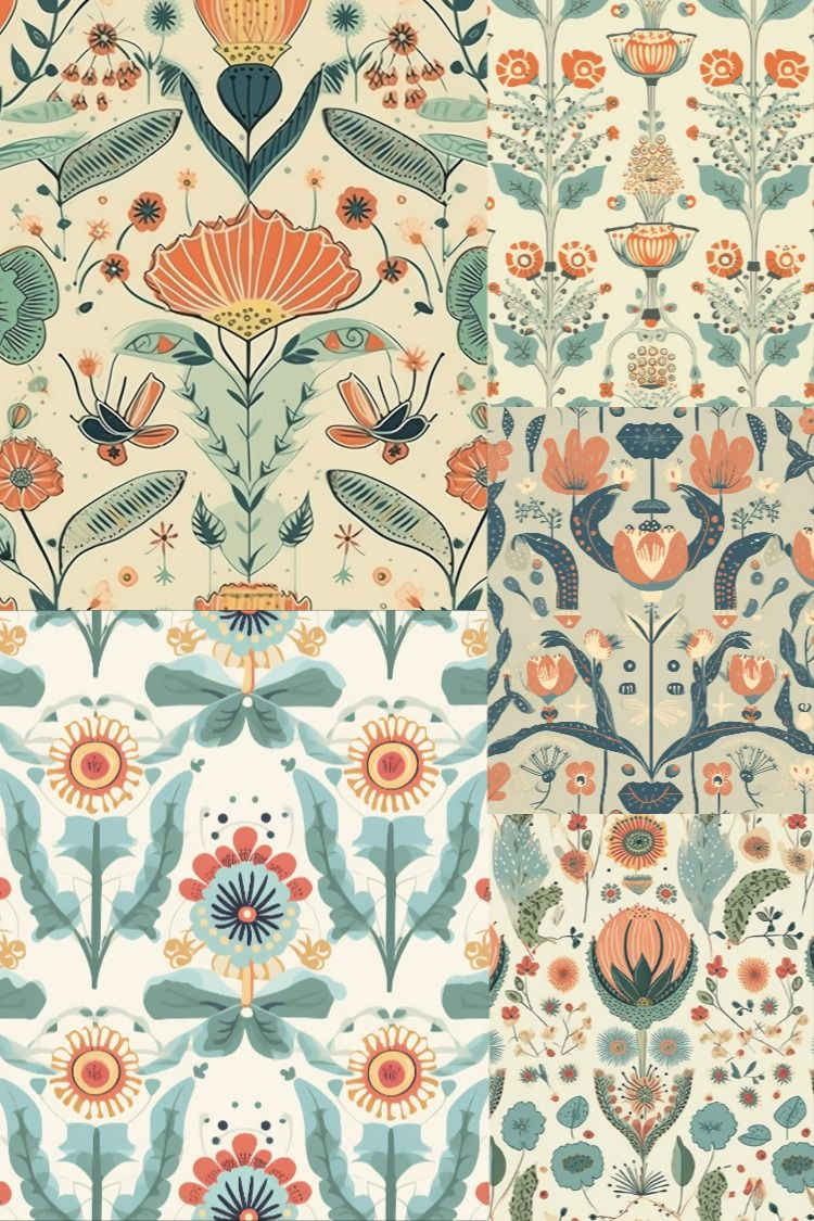 Arts & Craft Motifs - Stock Images