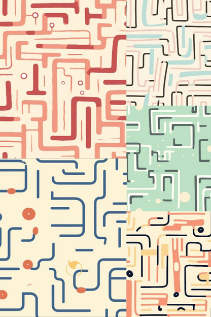 Mazes' Backgrounds - Stock Images