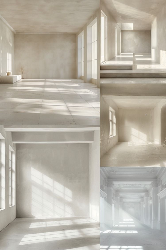 White Rooms Backgrounds - Stock Images