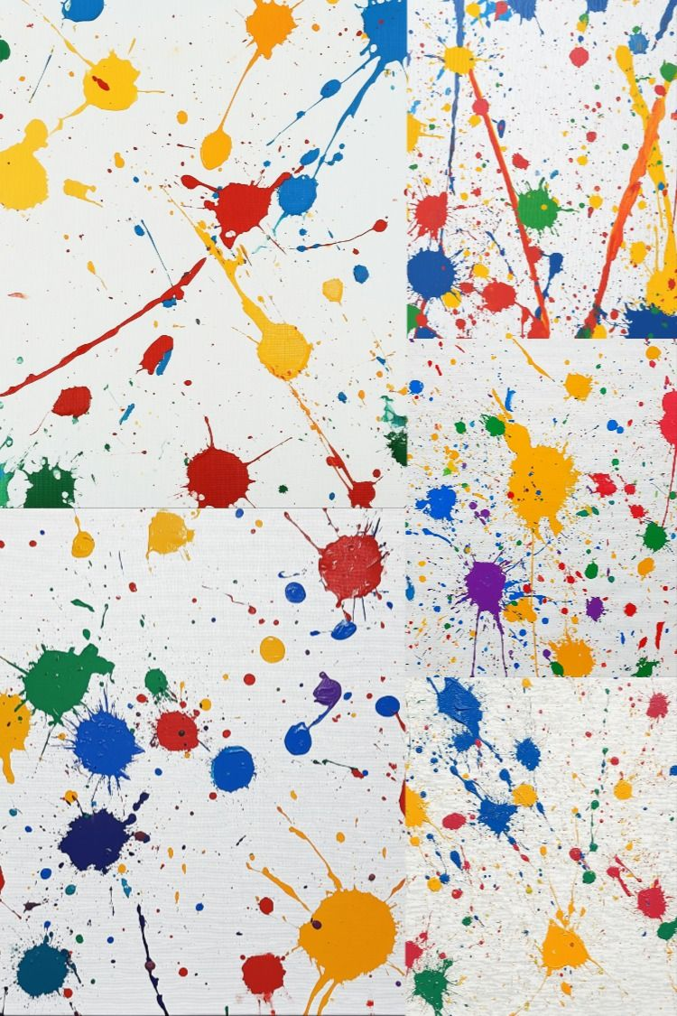 Paint Splatter Backgrounds - Stock Images