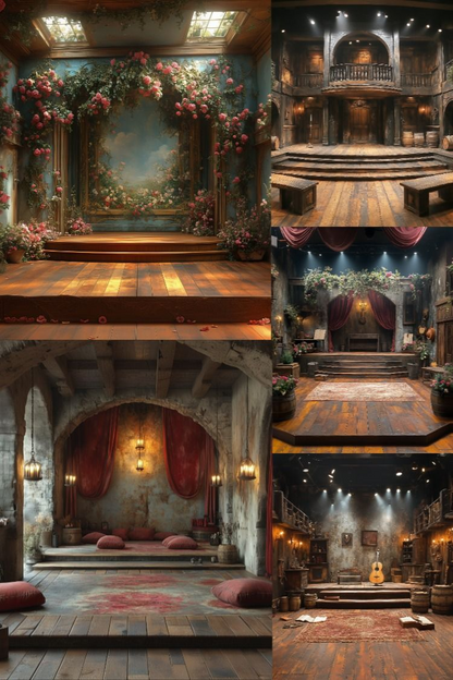 World Stage Backgrounds - Stock Images