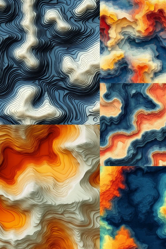 Abstract Topography - Stock Images