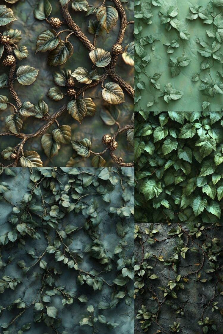 Vines and Leaves - Stock Images