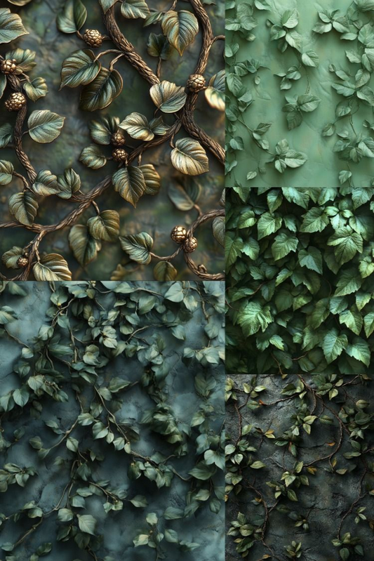 Vines and Leaves - Stock Images