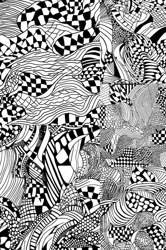 Zentangle tiles - Stock Images