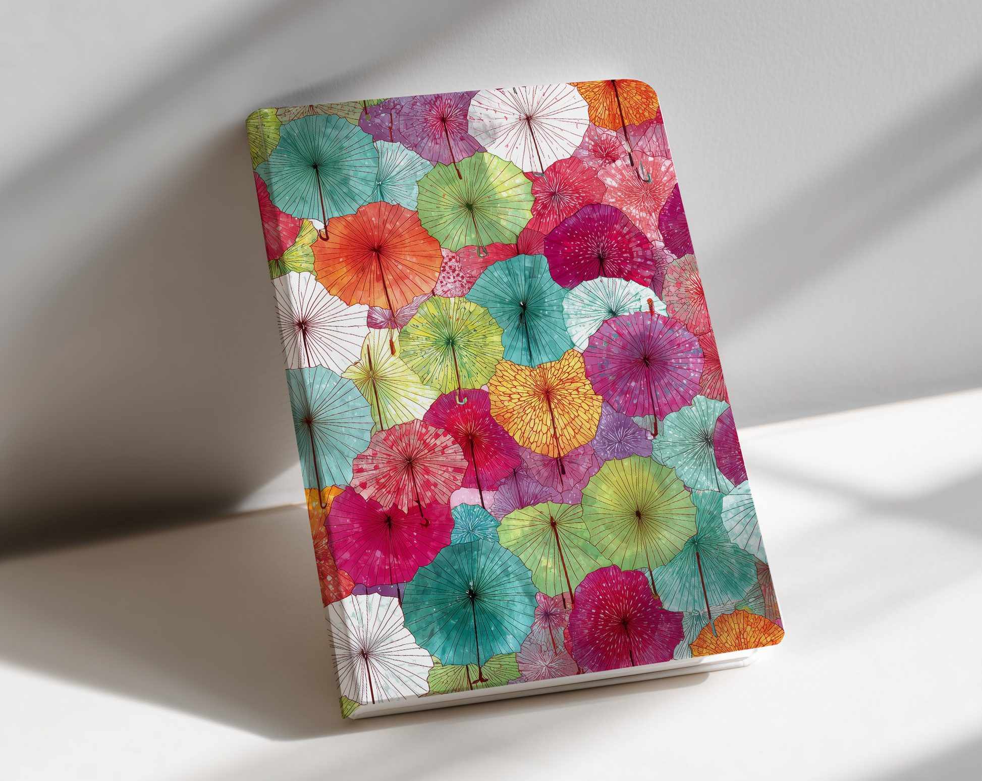 Umbrellas - Physical Journal Notebook