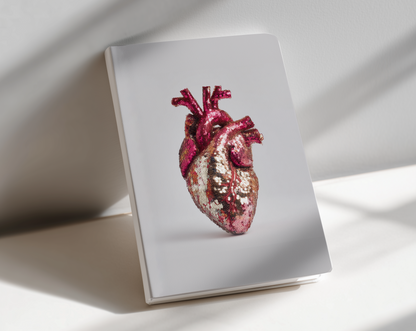 heart valentine journal notebook