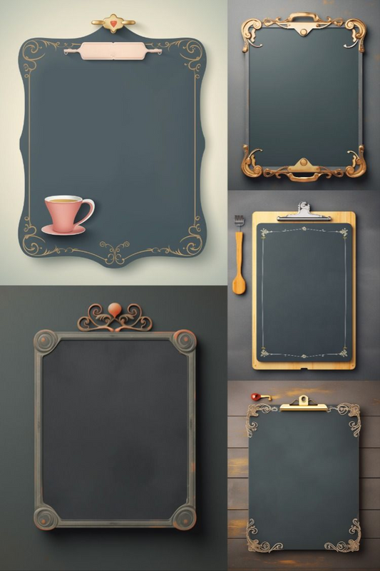 Menu Blackboard Backgrounds - Stock Images