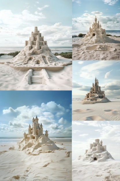 Sand Castle Dreams - Stock Images