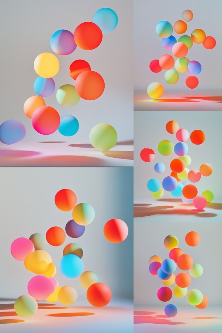 Bouncy Balls - Stock Images