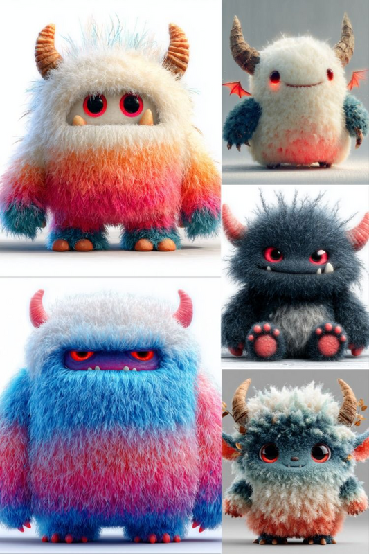 Monster Fluff - Stock Images