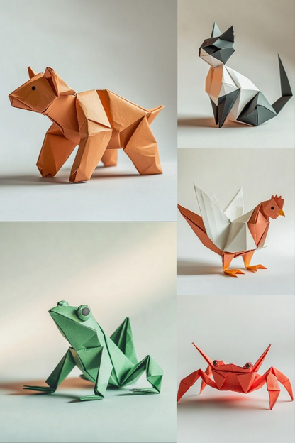 Animal Origami - Stock Images