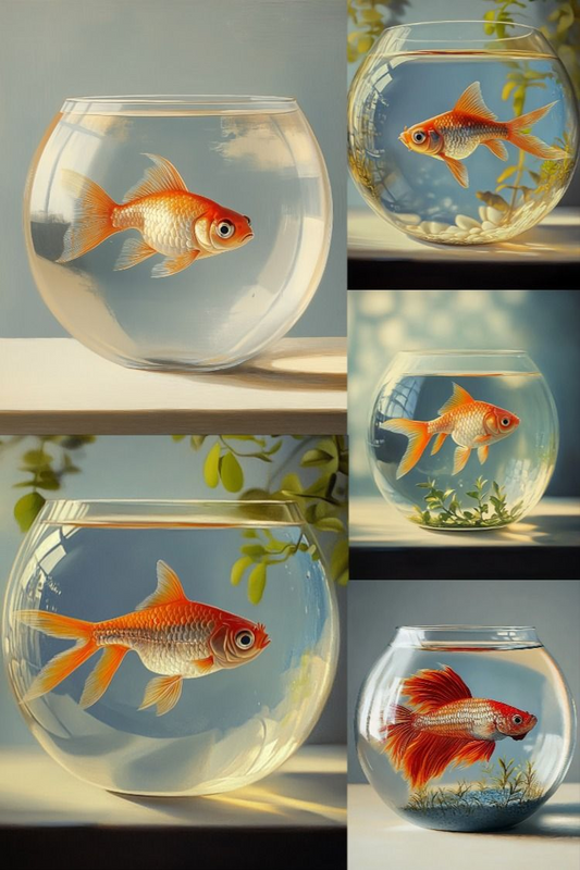 Fish Bowl - Stock Images