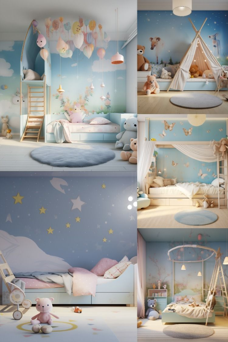 Children's Bedroom - Stock Images