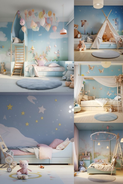 Children's Bedroom - Stock Images