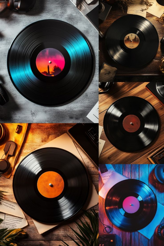 Vinyl Records - Stock Images