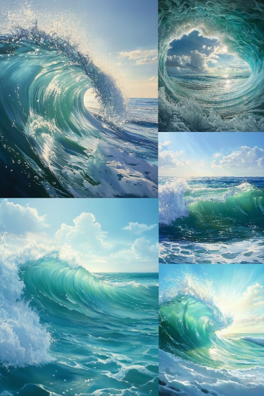 Ocean Waves - Stock Images