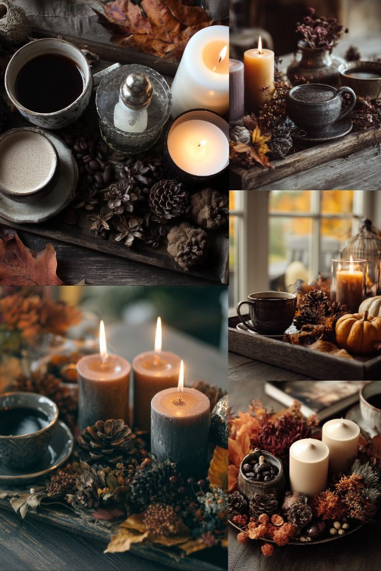 Autumnal Centrepiece - Stock Images