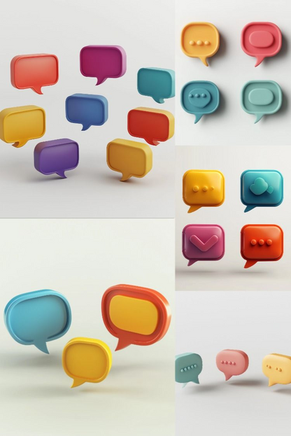 Speech Bubbles - Stock Images