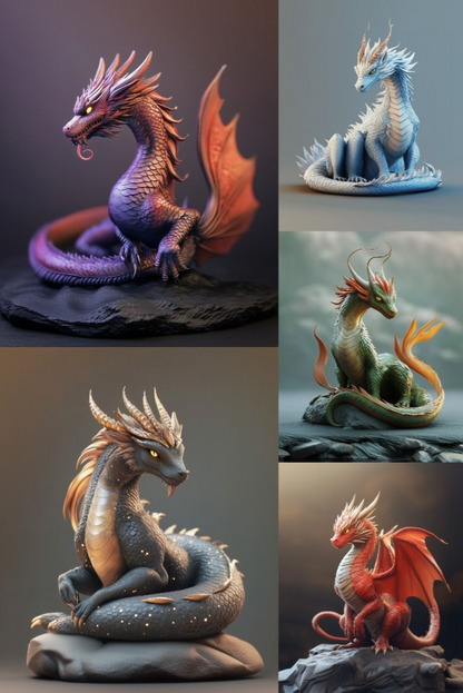 Dragons - Stock Images