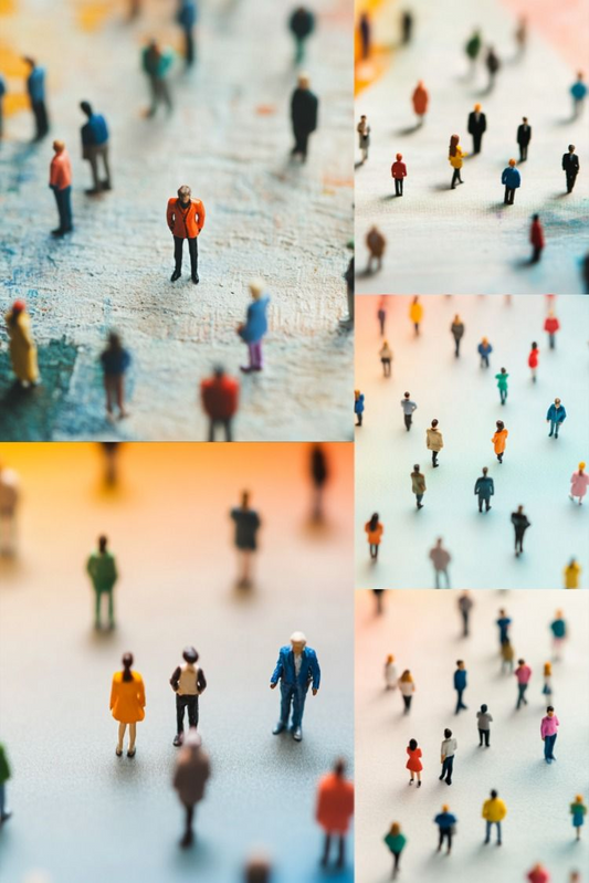 Miniature People - Stock Images