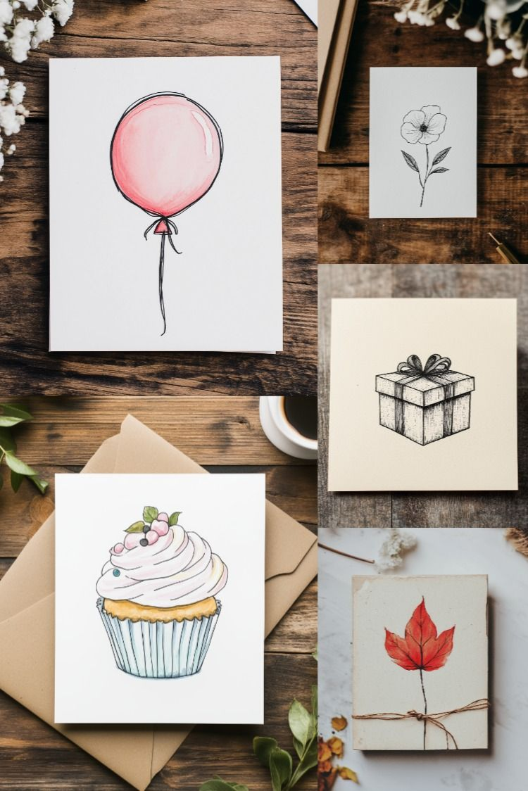 Celebration Cards - Stock Images