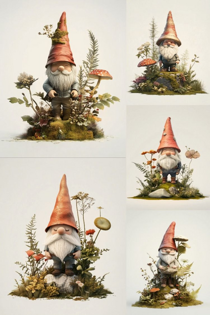 Garden Gnomes - Stock Images