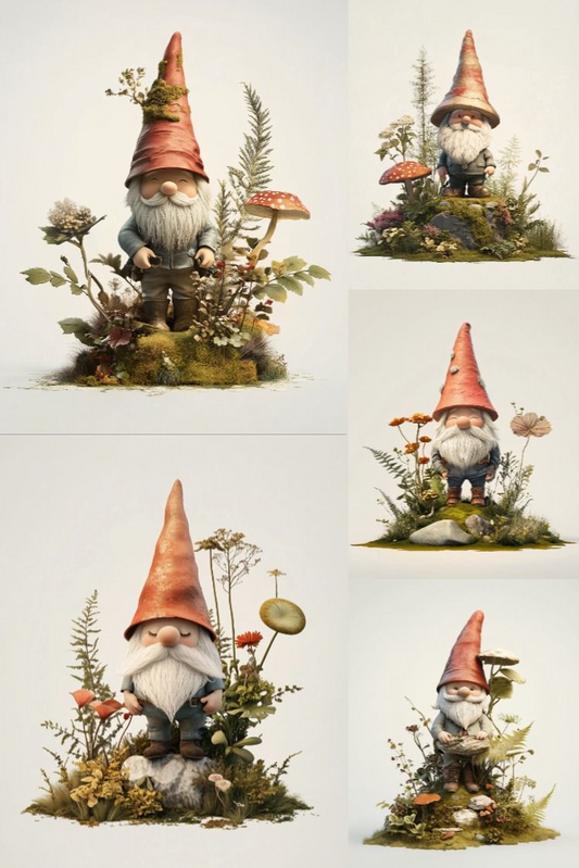 Garden Gnomes - Stock Images