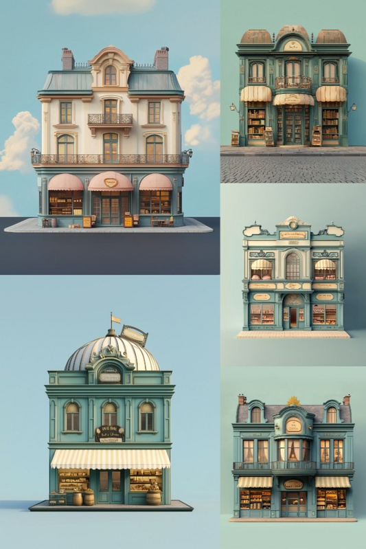 Vintage Shops - Stock Images