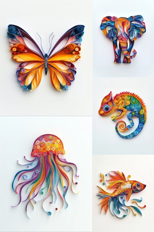 Paper Animals - Stock Images