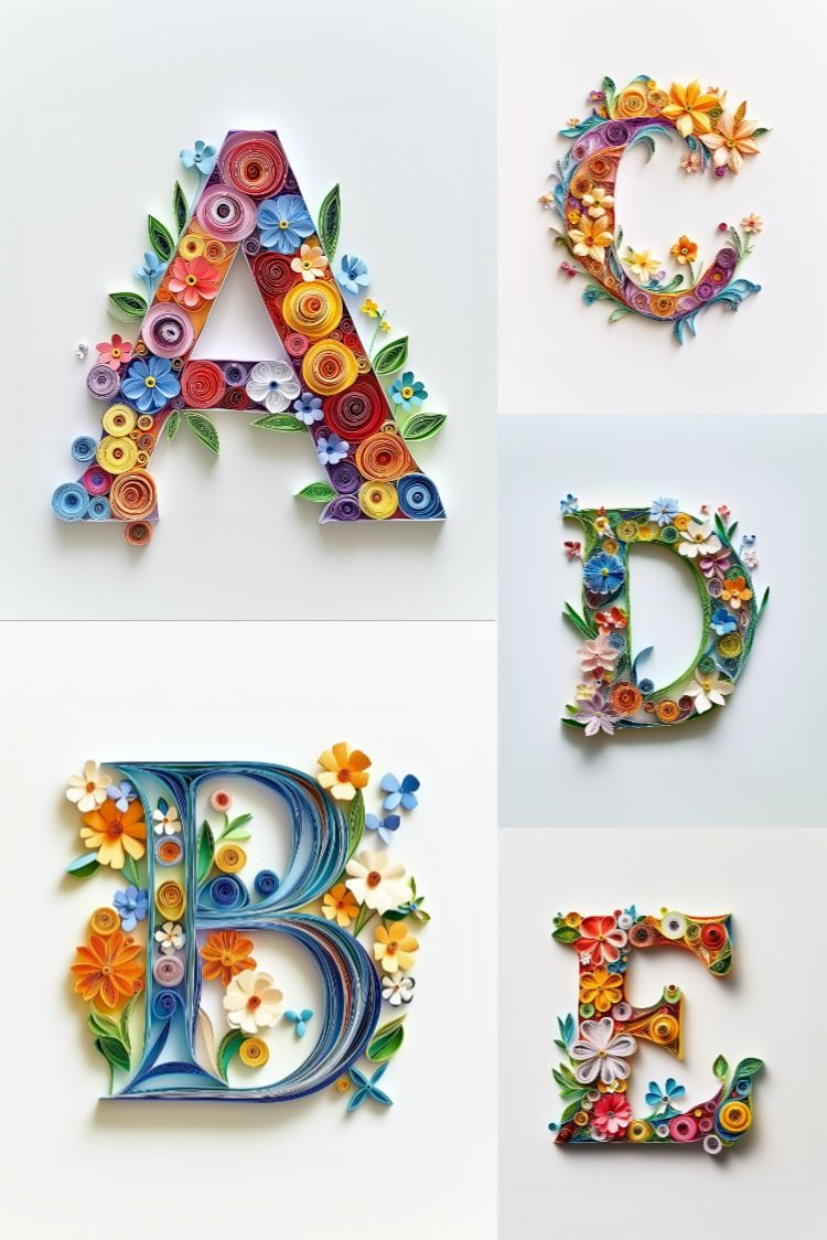 The Spring Alphabet - Stock Images
