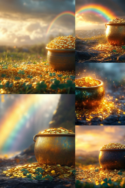 Pots of Gold - Stock Images