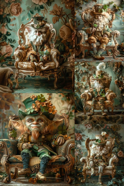 St. Patrick's Day Leprechauns - Stock Images