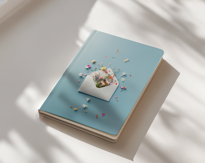 Flower Mail - Physical Journal Notebook 