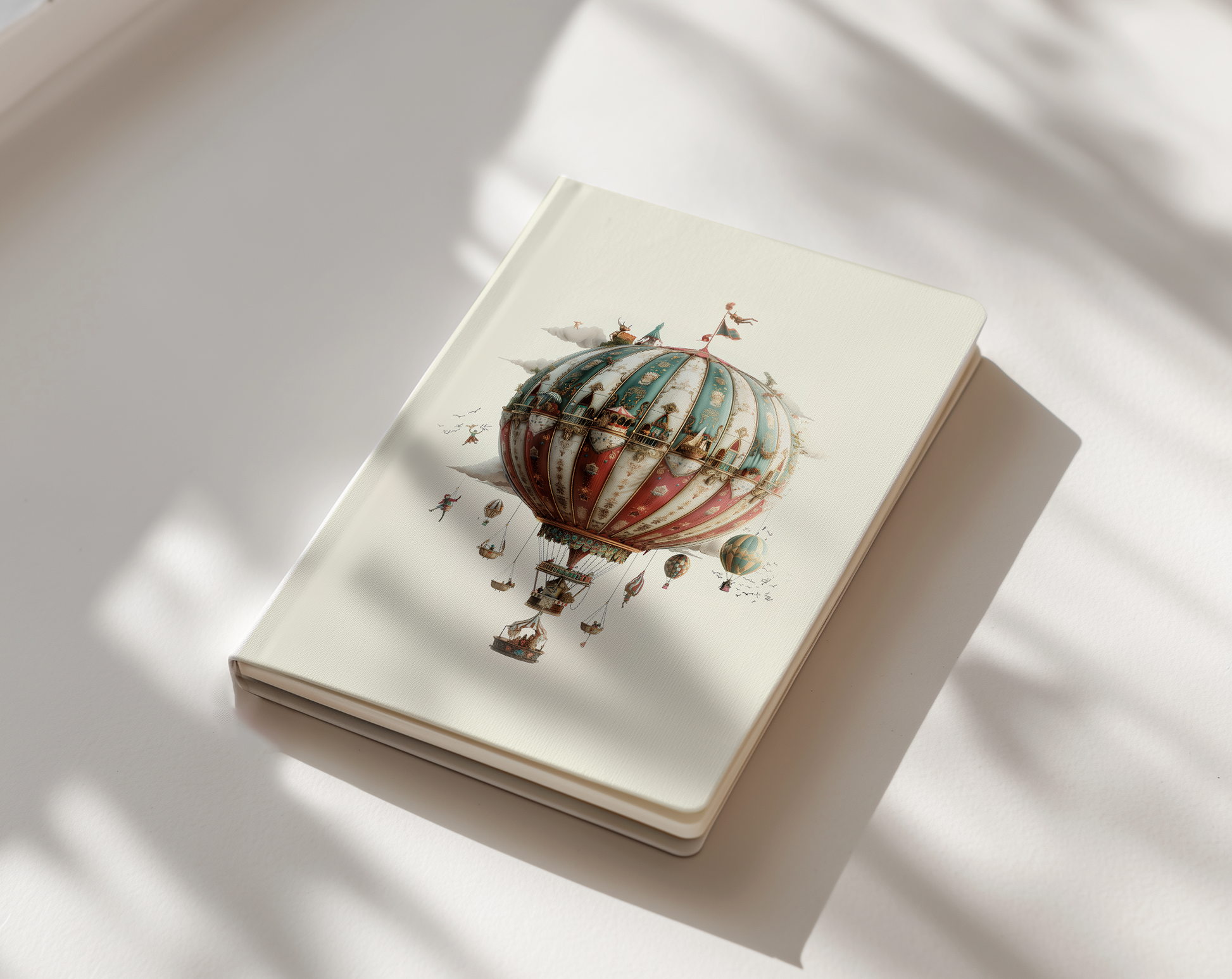 hot air balloons journal notebook