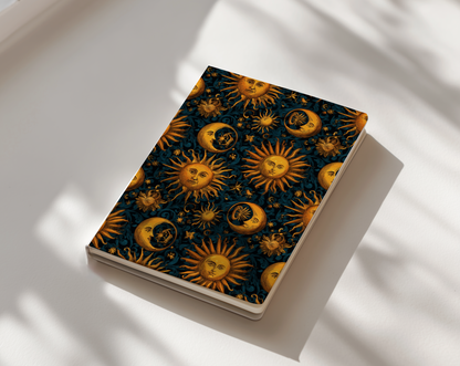 sun and moon journal notebook