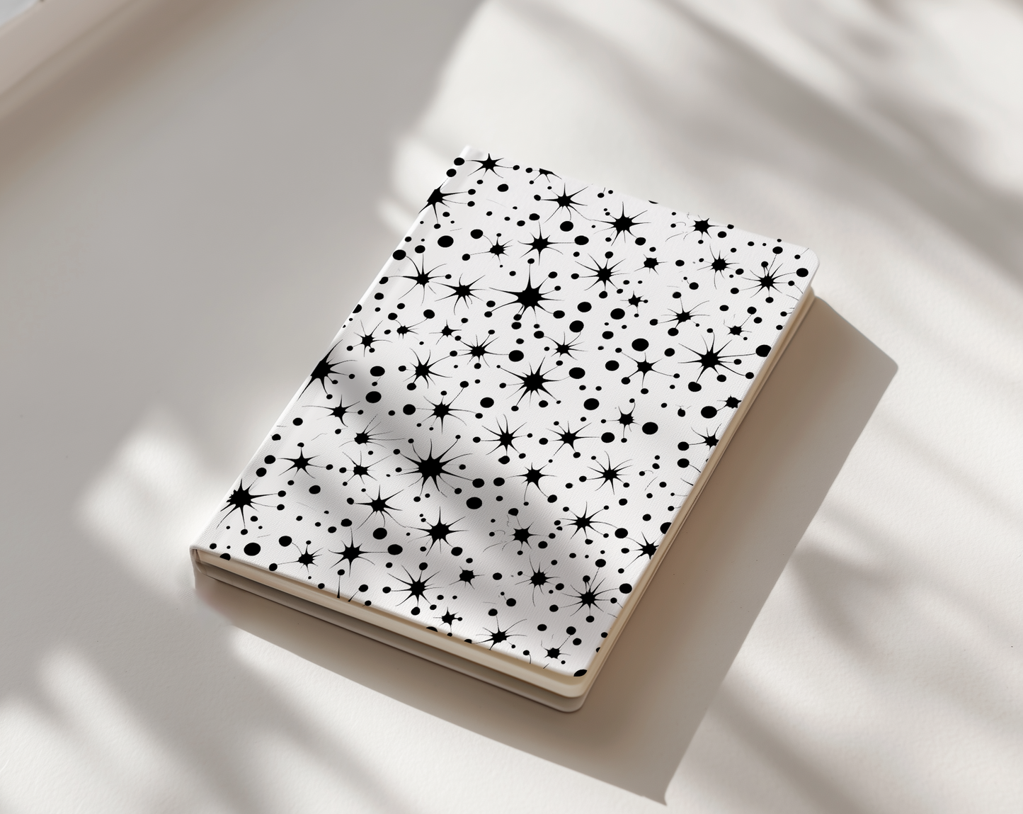 starry pattern - journal notebook