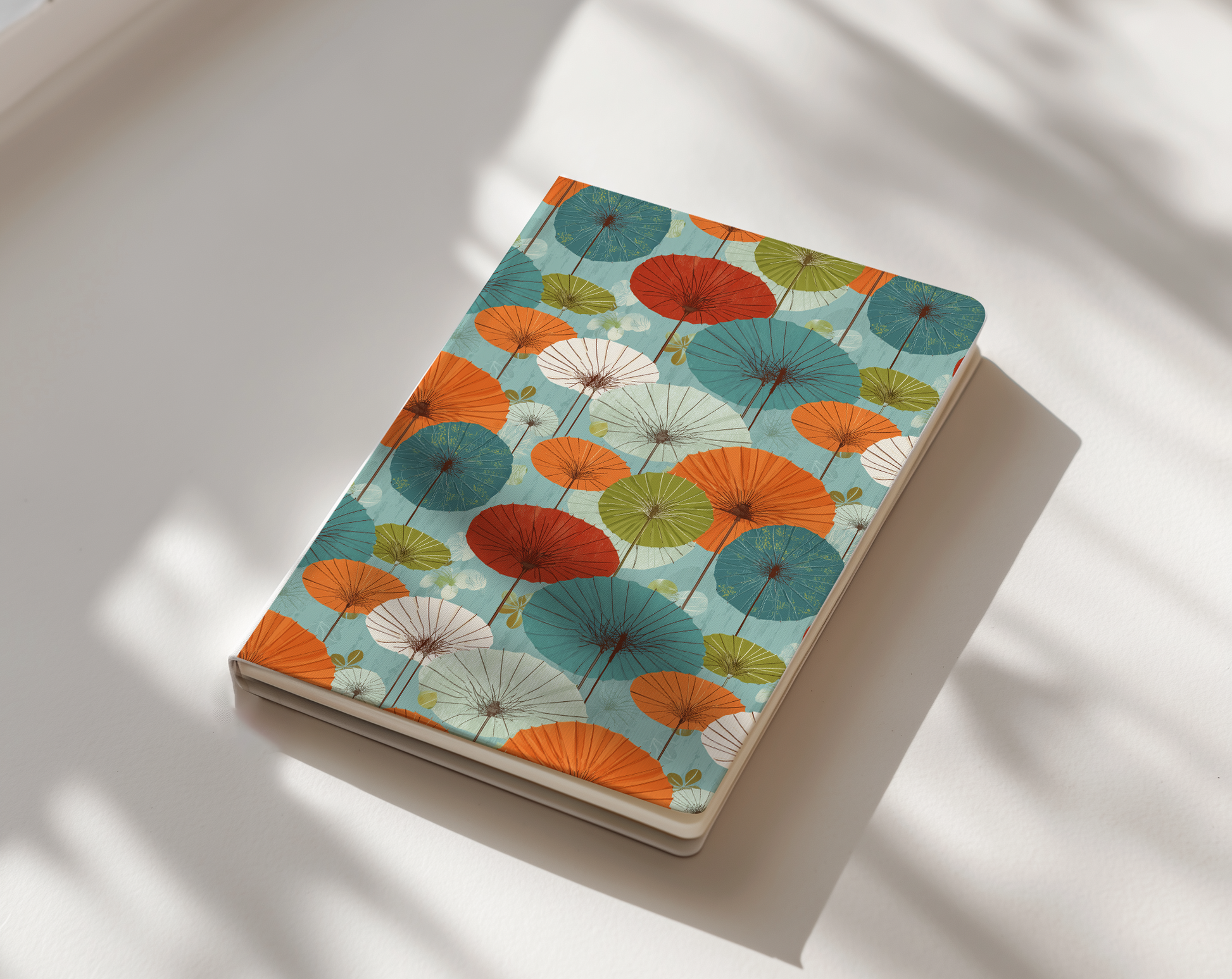umbrella design - journal notebook
